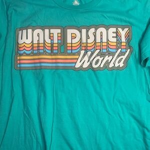 Walt Disney World Women's Greenish Teal T-Shirt ~ Size Xl